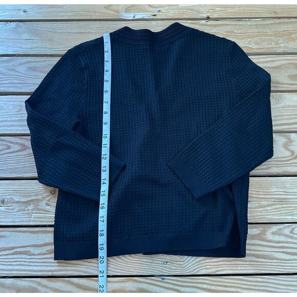 Classiques Entier Button Front Cardigan Top Size Small Women’s Black - Picture 6 of 8
